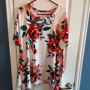 Floral Print Women's Top
